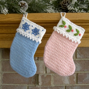 Baby’s First Christmas Stocking PDF Crochet Pattern