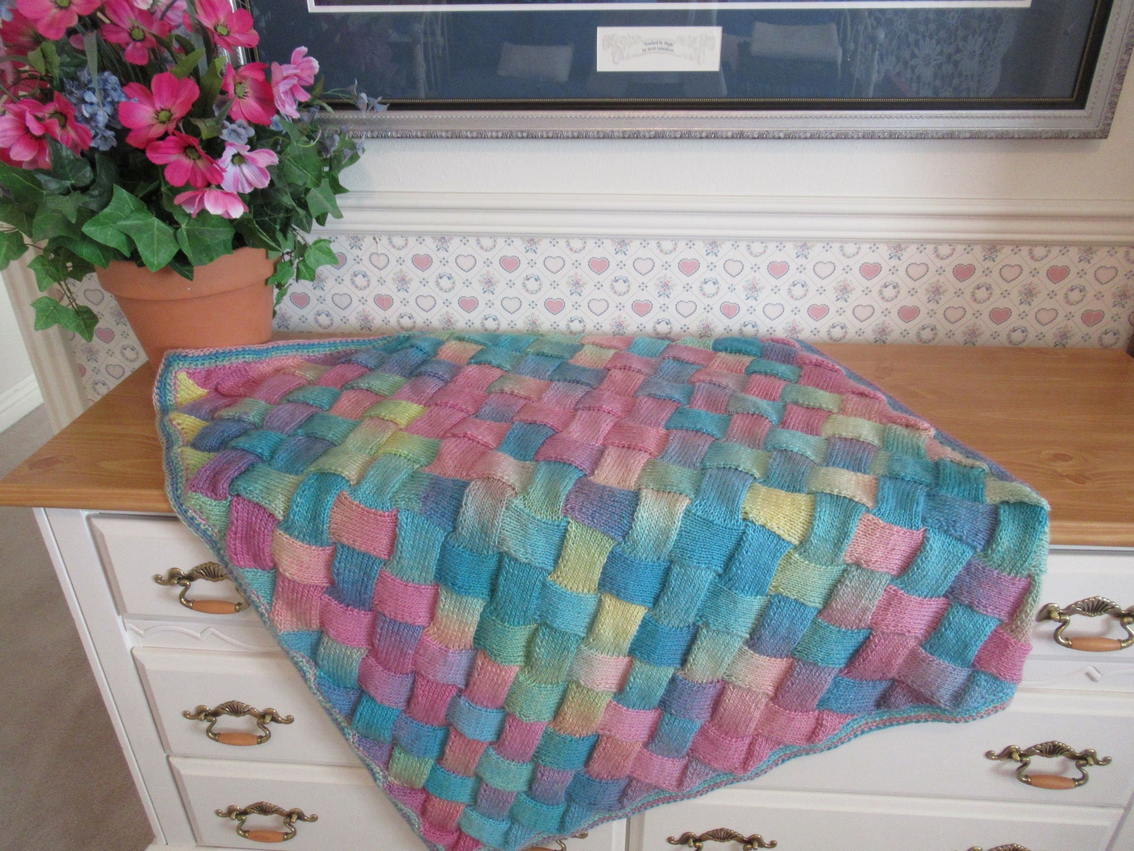 Rainbow entrelac blanket pattern hotsell