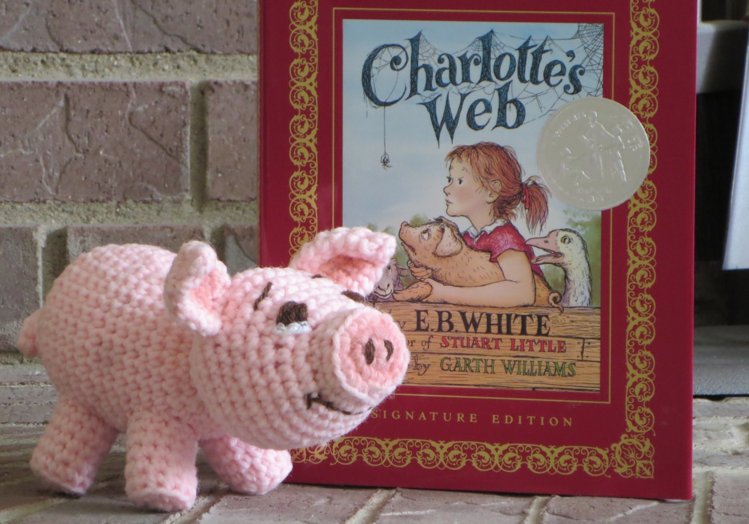 Pig PDF Pattern for Crocheted Pig Inspired by Wilbur in Charlotte's Web ...