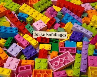 Lego Bulk Bricks Lot: Friends / Bright Colors CHOOSE YOUR QUANTITY - Genuine Lego Brand Mix #1