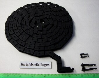 K'nex Chain Link Lot: 8 Ft Standard Large 1-1/4" Links Screamin Serpent Coaster Parts