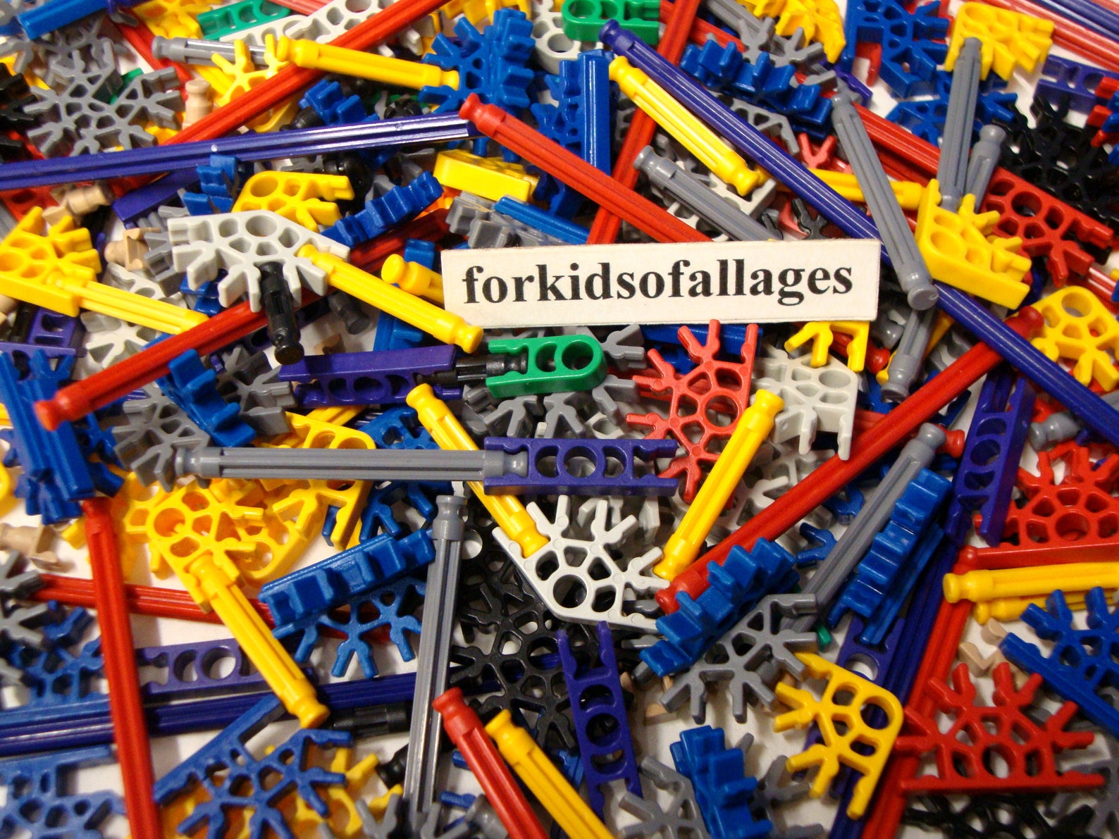 100 MICRO KNEX Rods & Connectors Random Mixed Mini K'nex Etsy