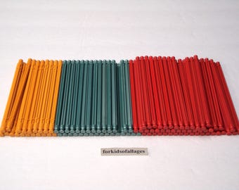 KNEX 100 Red Rods - 5.125 In. K'nex #90954 Standard Replacement Parts And Pieces - Foto 7