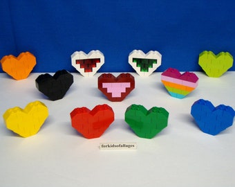 Como Hacer Un Corazon De Lego Corazón Personalizado Hecho Con