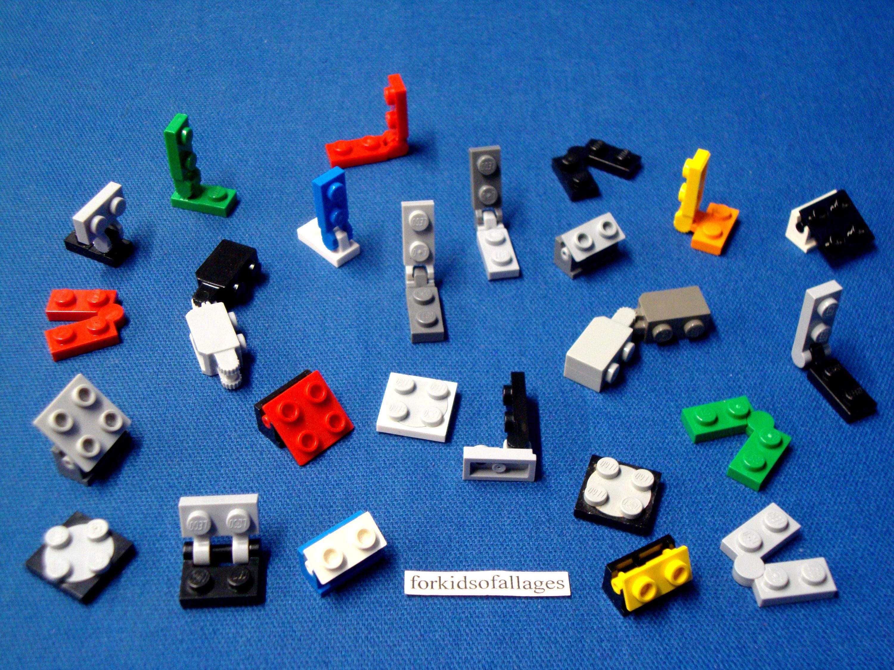 パーツ animogi 25 Lego Motion Pieces: Hinges, Turntables, Clips - Mixed Mobility