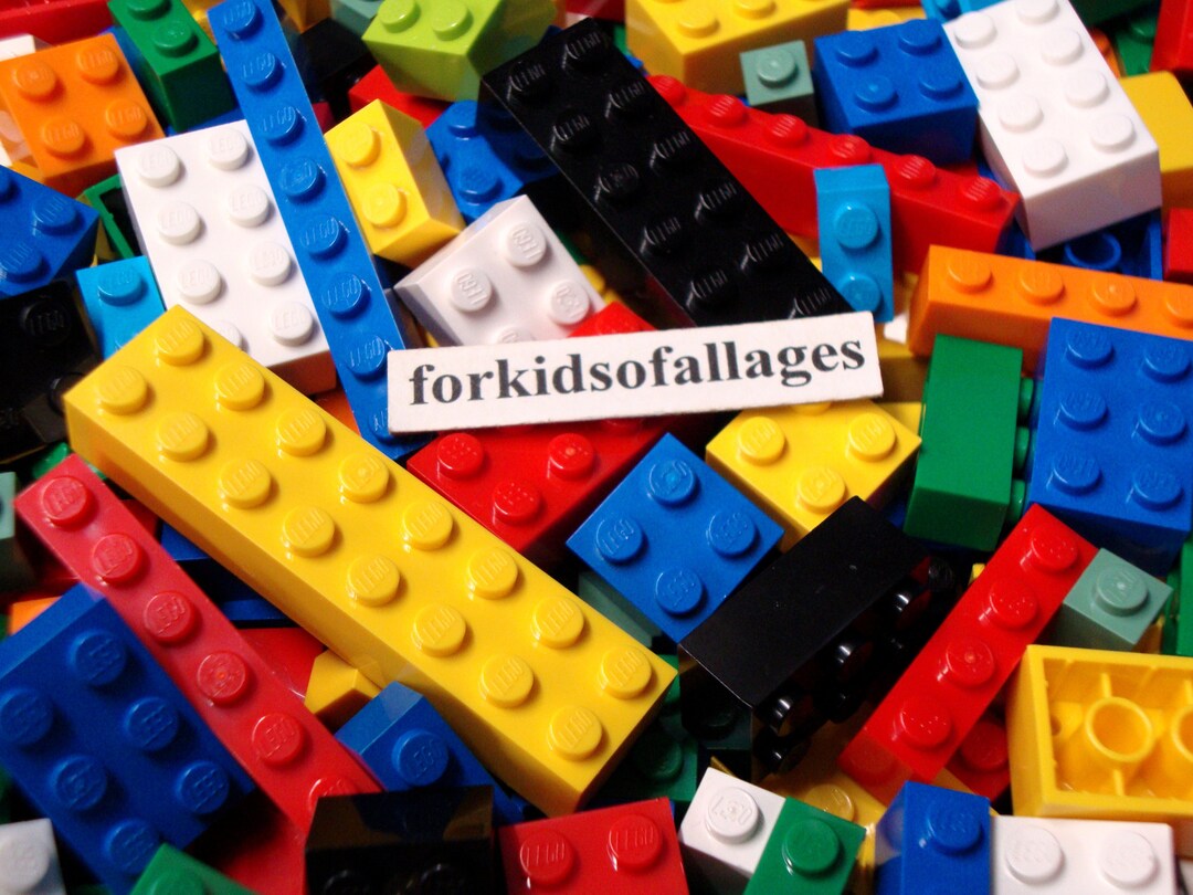 100 Lego Bricks & Blocks ALL BRICK MIX Bulk Lot Only Lego Brand Etsy