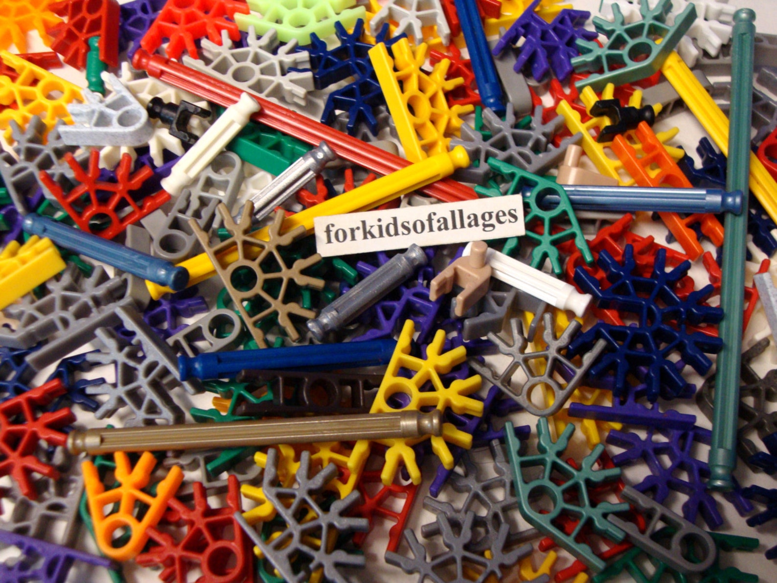 100 KNEX Rods & Connectors Random Mixed Standard K'nex Etsy Nederland