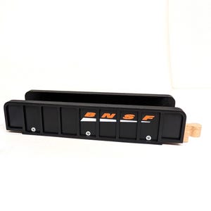 BNSF plate girder bridge wooden track - Compatible w/ all magnetic wooden trains, wooden track sets - Thomas, Brio, Ikea, - Gift
