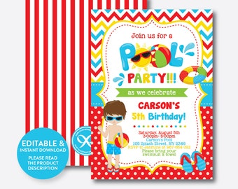 beach invitation etsy