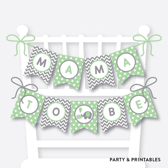 Instant Download Elephant Chair Banner Elephant Baby Shower Banner Instant Download Elephant Chair Banner Elephant Baby Shower Banner