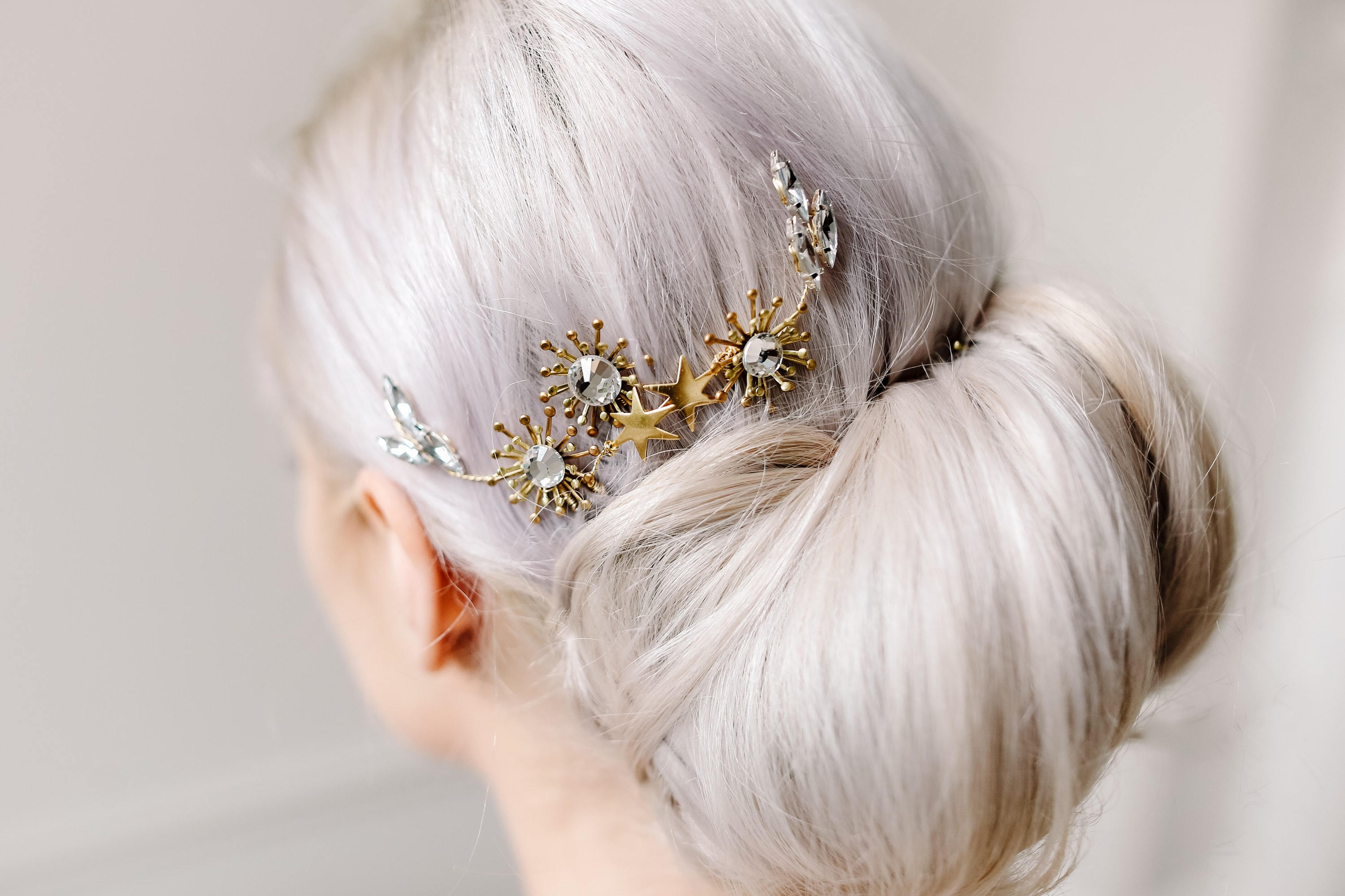 sparkly hair clips for wedding