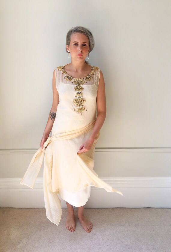 Vintage Wedding Dress Antique 1920s Wedding Dress Egyptian Etsy