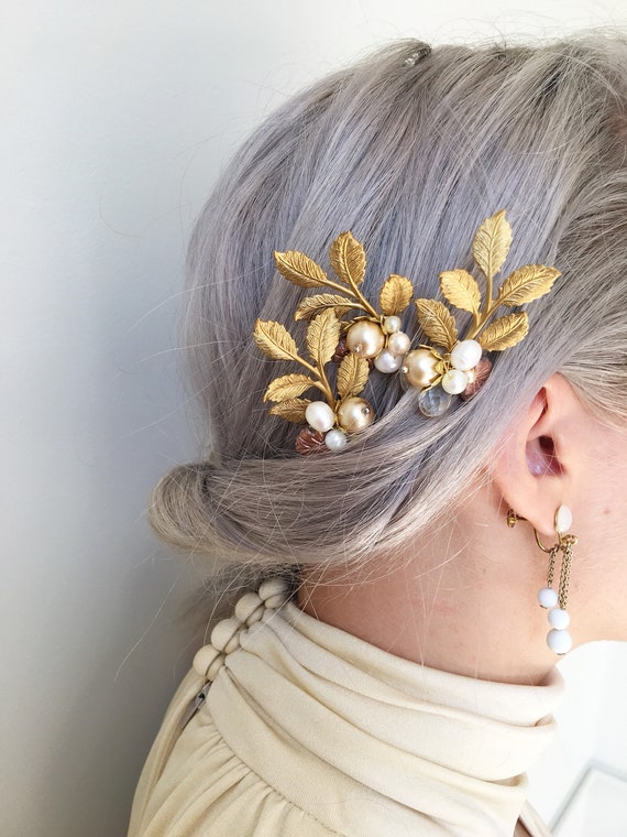 Fall wedding cheap hair accessories