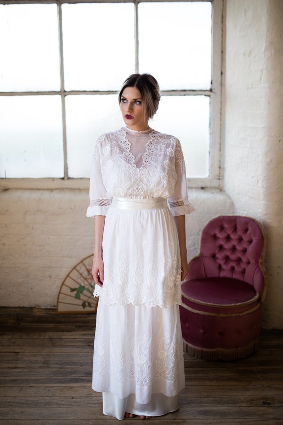 antique lace wedding dresses vintage