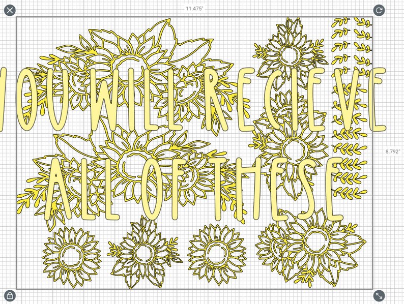 DECAL Sunflower Flowers Design Kitchenaid Mixer Decal Etsy