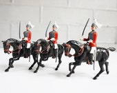 Britains Toy Soldiers The Life Guards 3 Mounted Sentries Excellent Condition