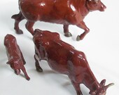 Cow Family from a Toy Soldier Company JoHillco England Peaceful scene in miniture.