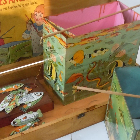 Retro magnetic fishing best sale game