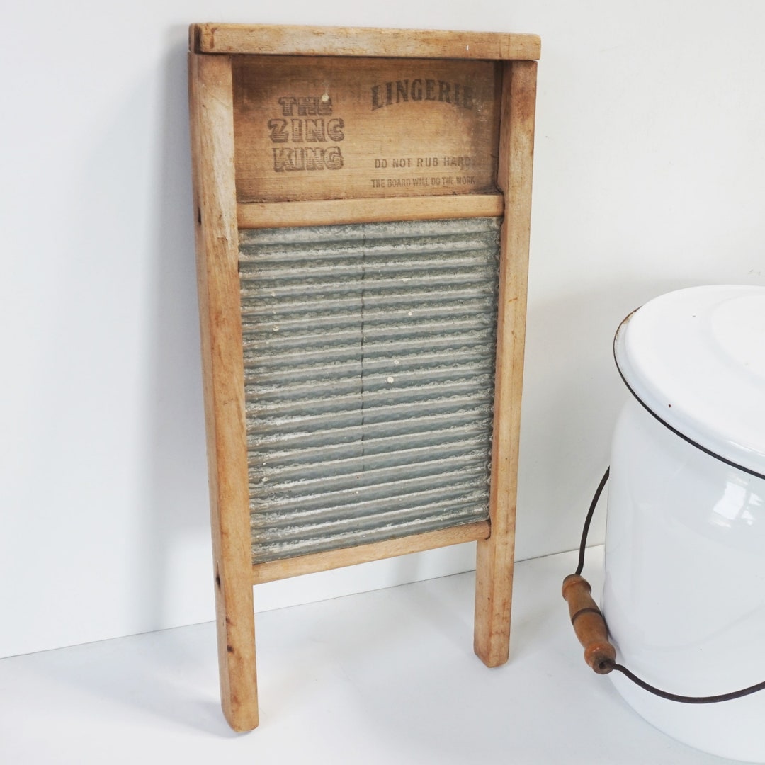 Zinc Washboard for Lingerie / Use This and Let the Board Do the Work Etsy