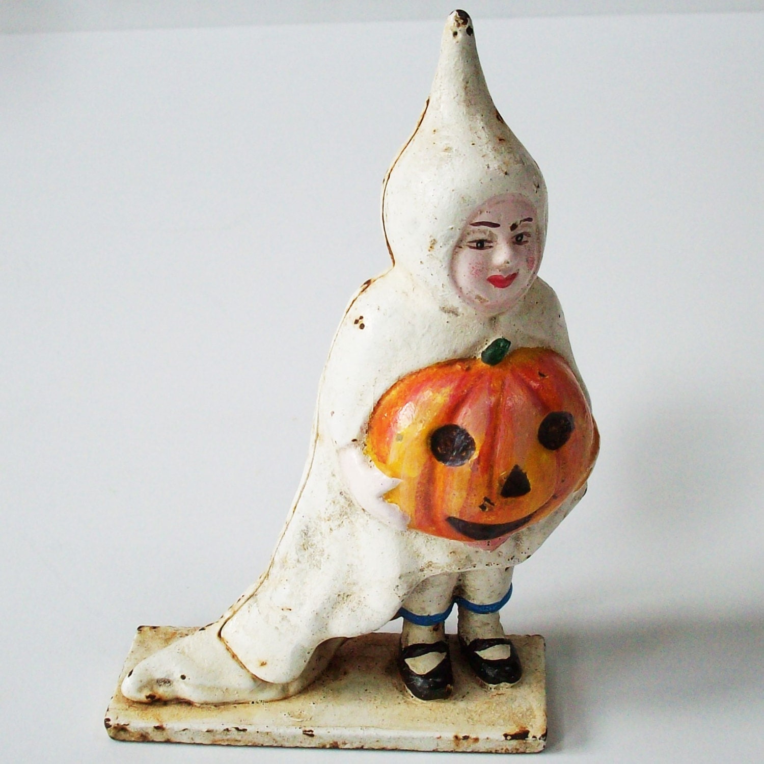 Cast Iron Bank / Halloween themed reproduction / Ghost figure Etsy
