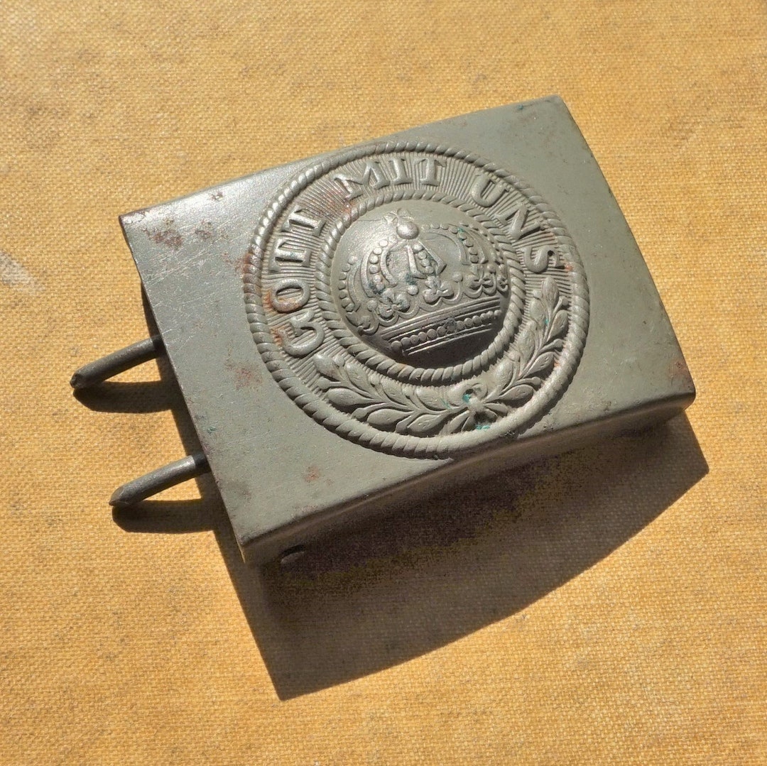 German Officers Belt Buckle / World War 1 / Complete and Intact Etsy