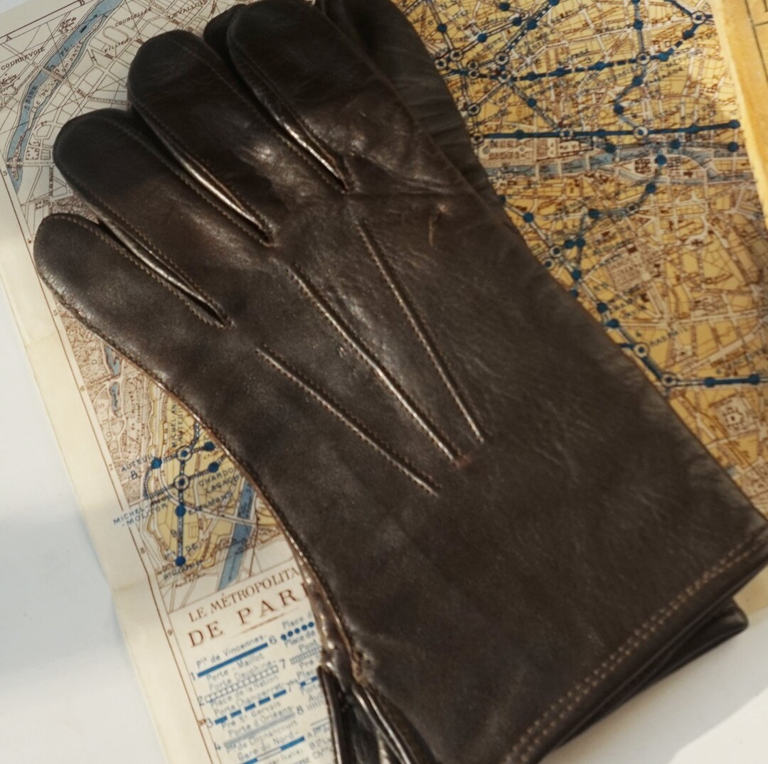 Premium Quality Cowhide Leather Stud Gloves Finger Less