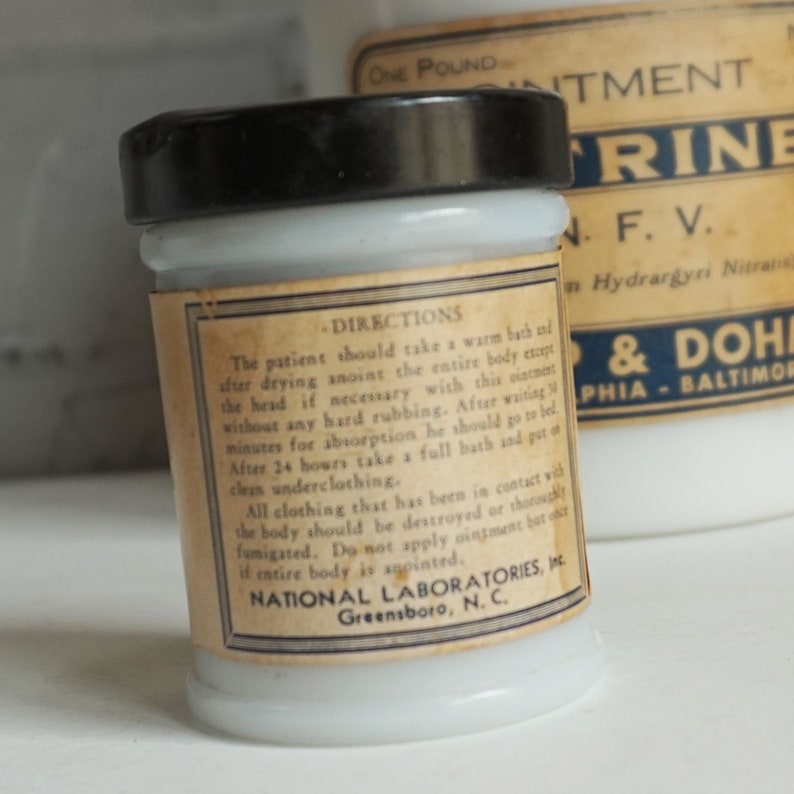 Apothecary Jars in Milk Glass / Cylinder Shaped Jars / | Etsy