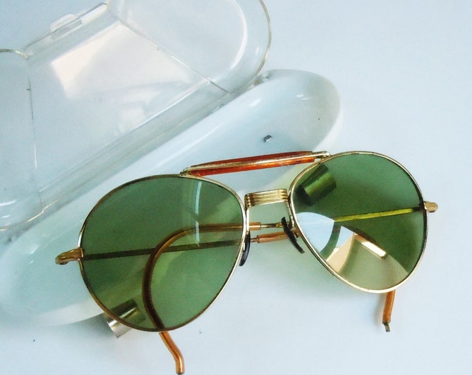 Aviators Sunglasses / Military Issue / Authentic Vintage Style Etsy