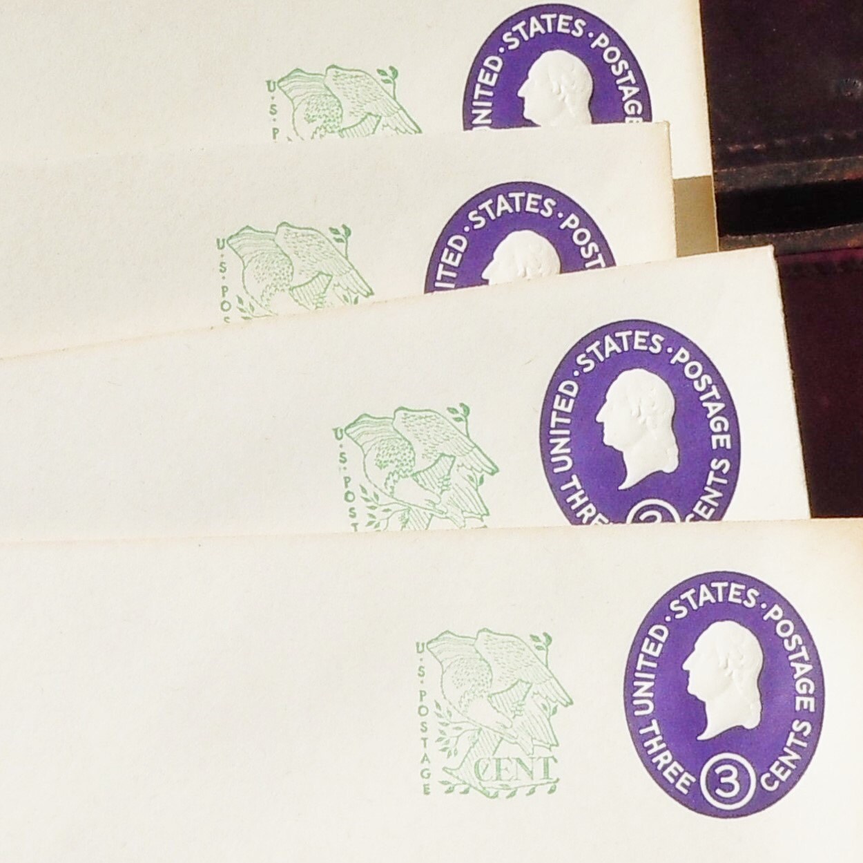 PostPaid Embossed Envelopes / 4 cents Postage on each / Etsy