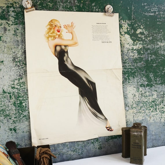 Varga Girl Pin-up / Esquire Magazine / Authentic Condition.not