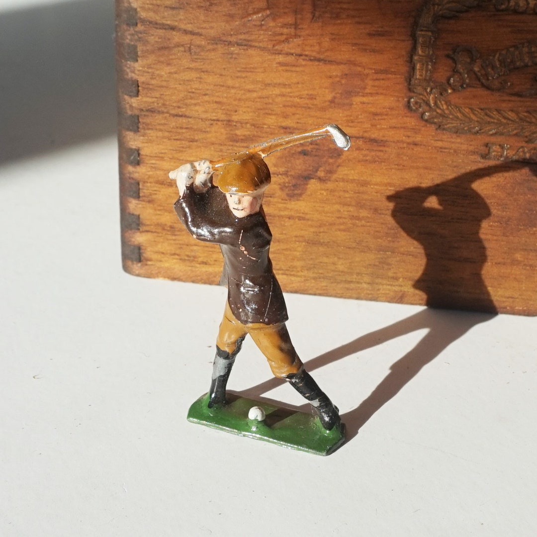 Toy Golfer Figure From a Toy Soldier Company / Johilco / Etsy