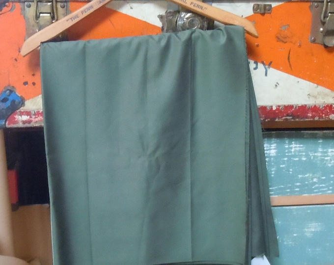 Military Fabric / Vintage Military Fabric From the 1940's / Army Green