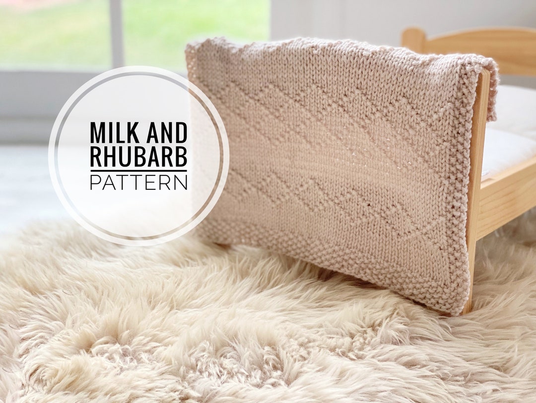 Doll Blanket Knitting Pattern