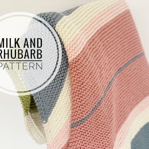 Riley Blanket PDF Knitting Pattern, Knee Blanket Knitting Pattern, PDF Pattern, Knitting Pattern, Knit Blanket, Lap Blanket