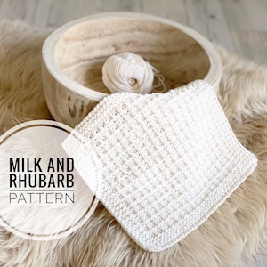 Hampshire PDF Dishcloth Knitting Pattern, Dishcloth Knits, Kitchen Cloth, Dishcloth Pattern, Face Cloth Pattern, Spa Cloth Pattern,Washcloth