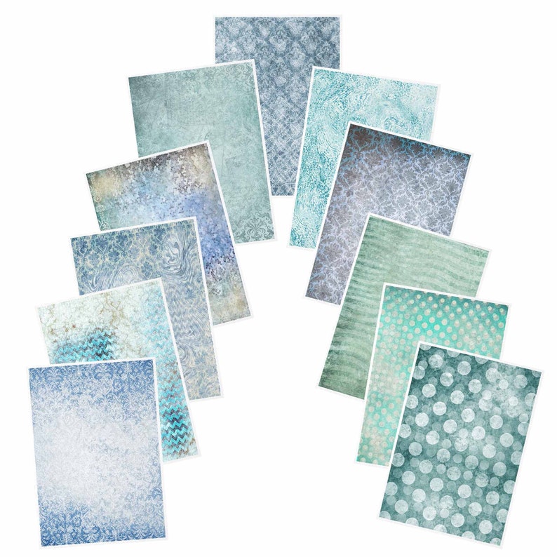 Assorted Decoupage Paper Pack WATER Etsy