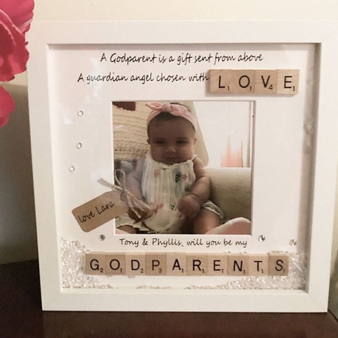 Will You Be My Godmother Photo Frame Take My Little Hand With Etsy UK