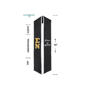 Sigma Nu - Fraternity Graduation Stole / Graduation Sash
