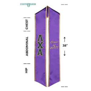 Lambda Chi Alpha - Fraternity Graduation Stole / Graduation Sash