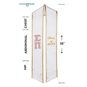 Sigma Pi - Fraternity Graduation Stole / Graduation Sash