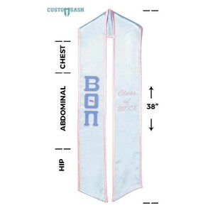 Beta Theta Pi - Fraternity Graduation Stole / Graduation Sash