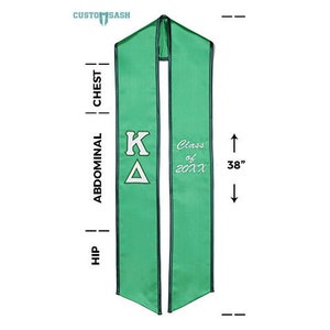 Kappa Delta - Sorority Graduation Stole / Graduation Sash