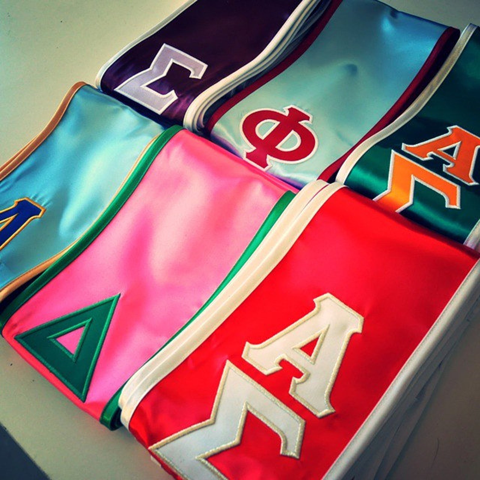 Triangle Graduation Triangle - Fraternity Graduation Stole / Graduation Sash - Etsy