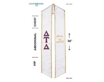 Delta Tau Delta - Fraternity Graduation Stole / Graduation Sash