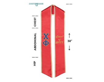 Chi Phi - Fraternity Graduation Stole / Graduation Sash