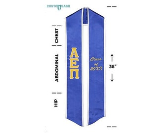 Alpha Epsilon Pi - Fraternity Graduation Stole / Graduation Sash