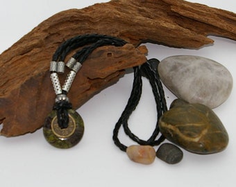 Dragon blood jasper  pendant, mens necklace, mens pendant, mens jewelry, men gift idea, dragon blood, gemstone necklace