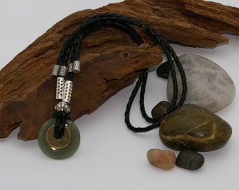 Aventurine pendant, mens necklace, mens pendant, mens jewelry, men gift idea, aventurine, gemstone necklace