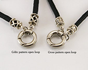 Men medieval necklace with open loop, men necklace, men pendant, medieval necklace, medieval pendant, men gift idea