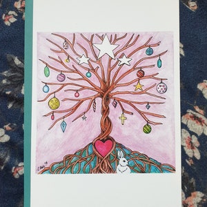 Carte de voeux « Arbre » --Carolyn Storey
